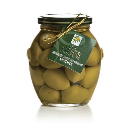 Green Olives Stuffed With Garlic