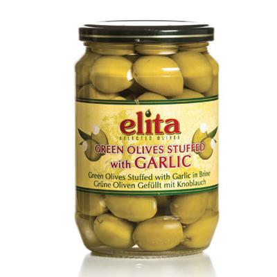 Green Olives Stuffed With Garlic